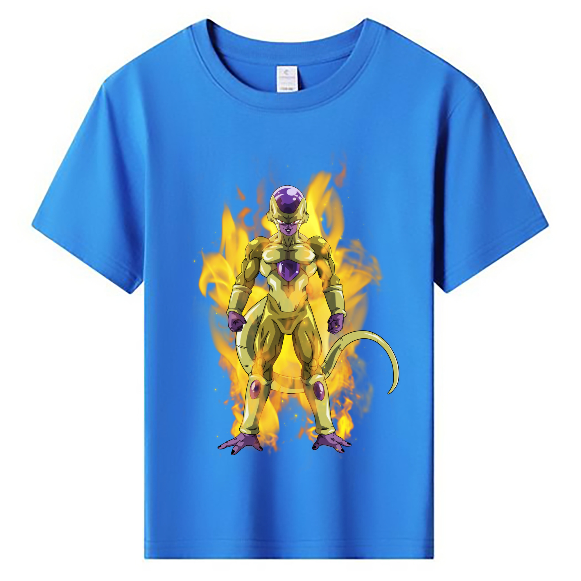 （画像用） ドラゴンボール フリーザ DRAGON BALL Frieza 綿100％キッズTシャツ（フロントプリント）